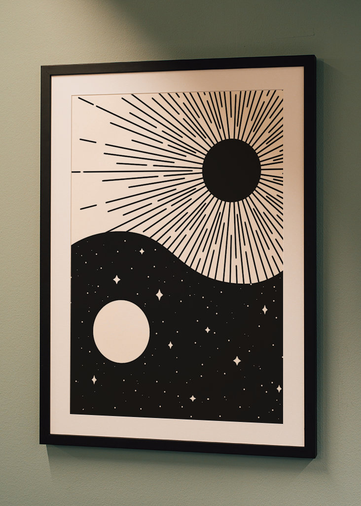 Yin Yang Black - Nap & Hold