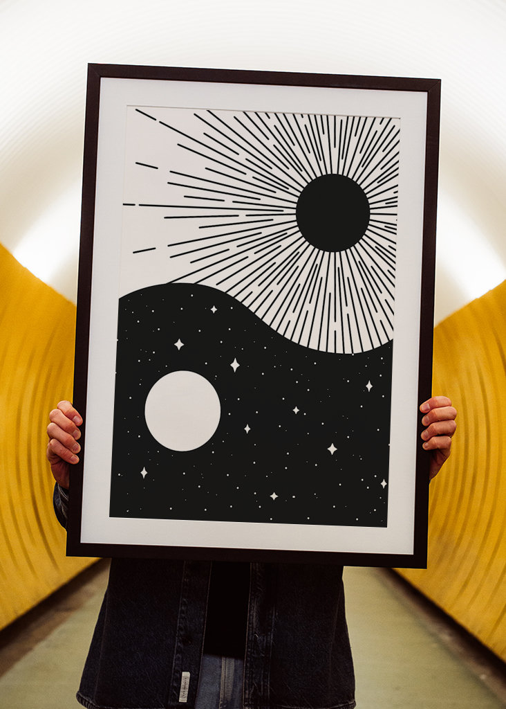 Yin Yang Black - Nap & Hold