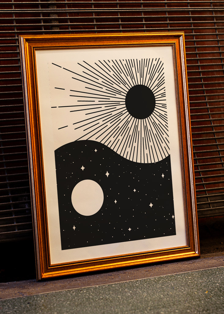 Yin Yang Black - Nap & Hold