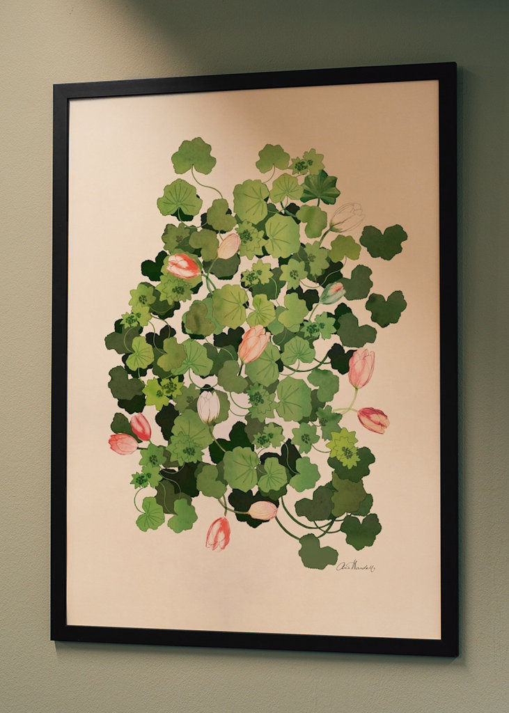 Dámsky plášť a tulipány, č. 1