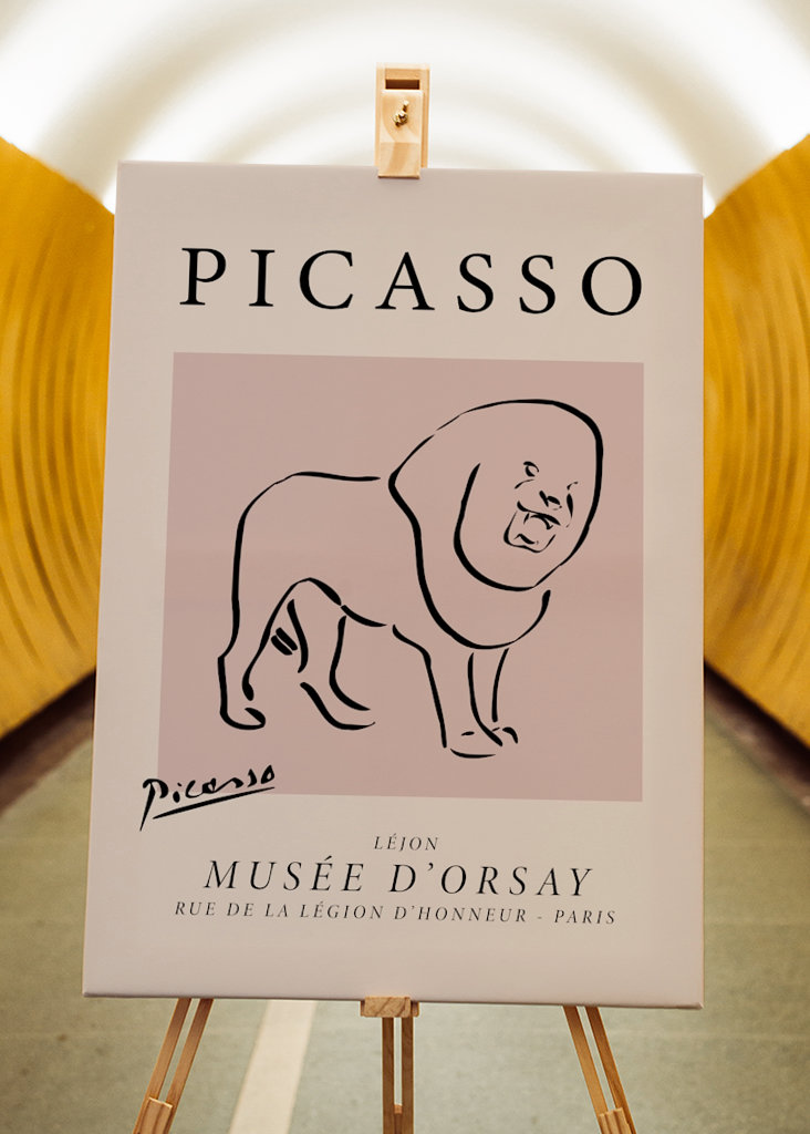 Plakát Picassa Lejona