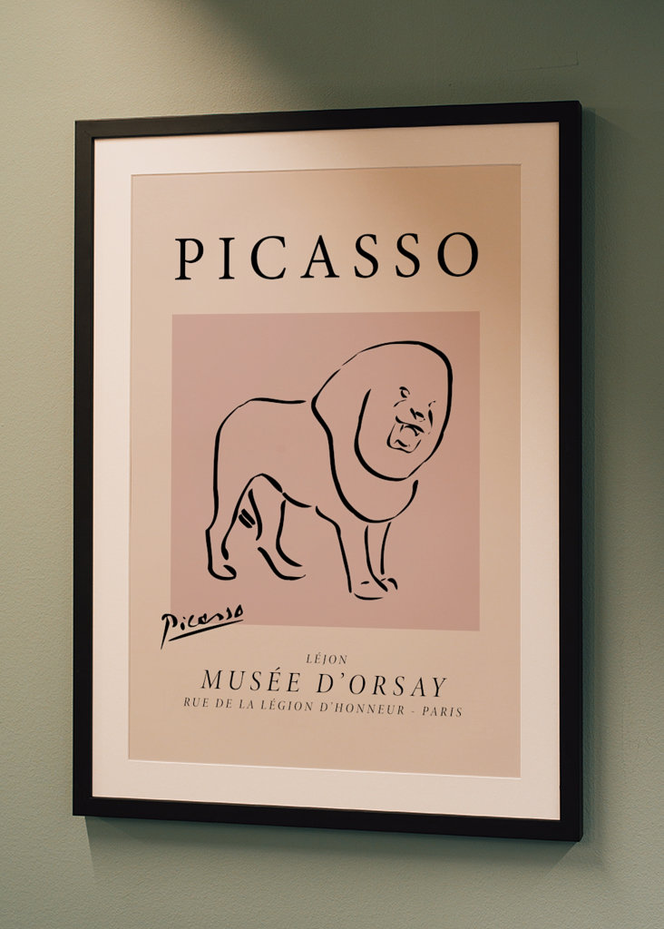 Plakát Picassa Lejona