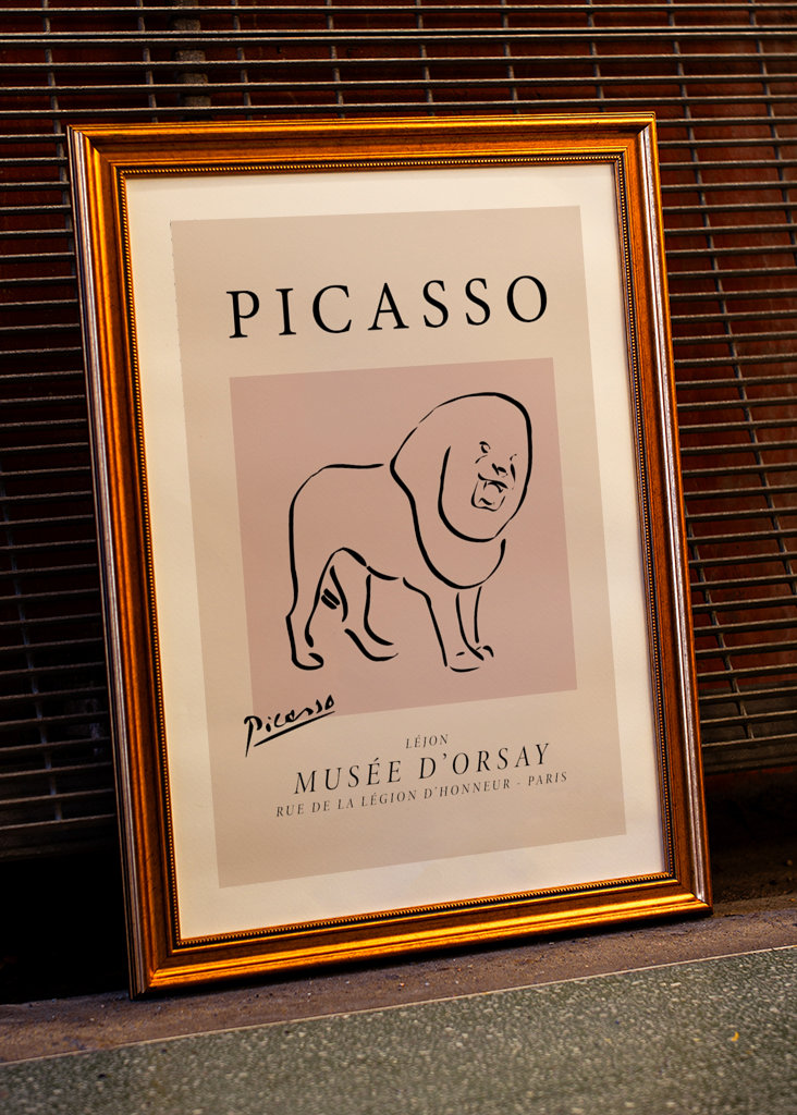 Plakát Picassa Lejona