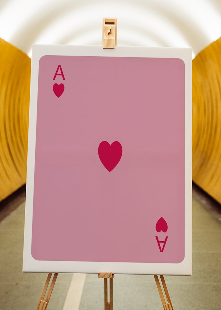 Plakát srdcové eso