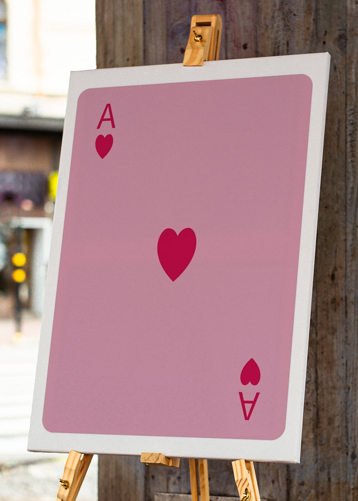 Plakát srdcové eso