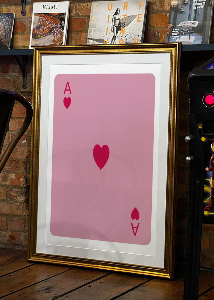 Plakát srdcové eso