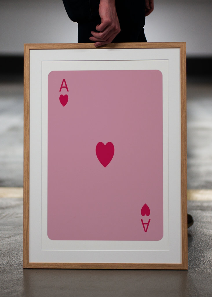 Plakát srdcové eso