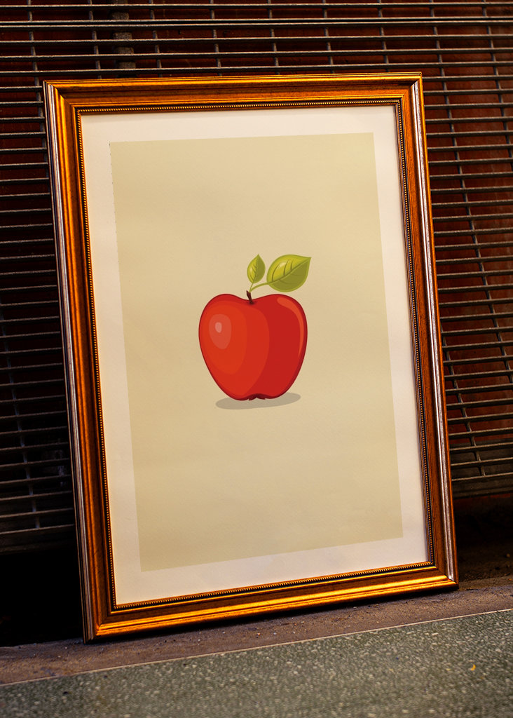 muku　Apple Poster Vintage Imac 'YUM' Poster: Retro Apple G3 Flavors (digital