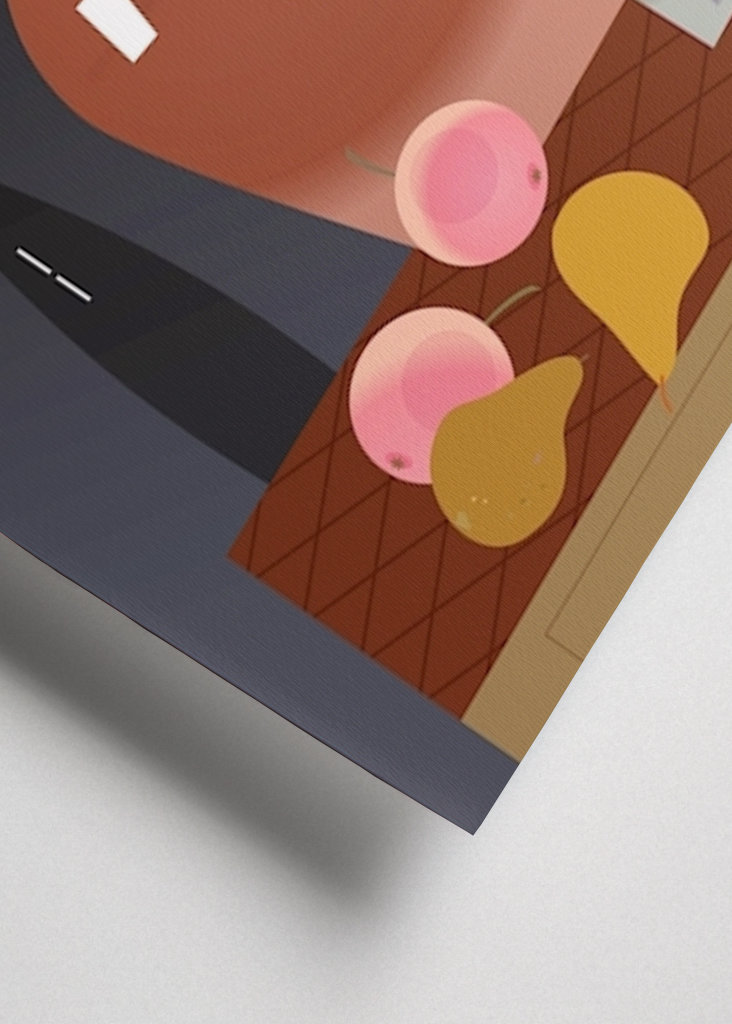 Zátiší s červeným džbánem