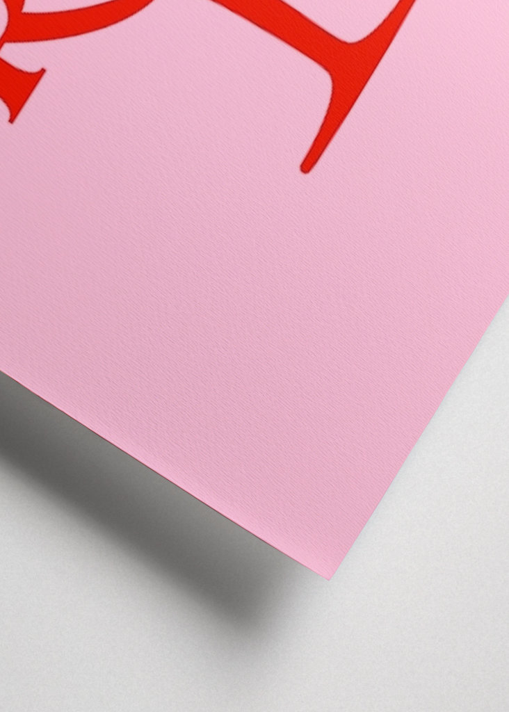 La Vie en Rosé - Typography