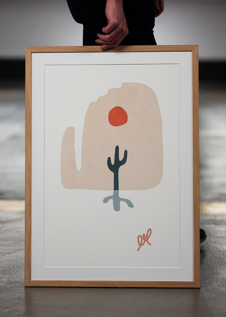 Landschaftsformen in der Wüste