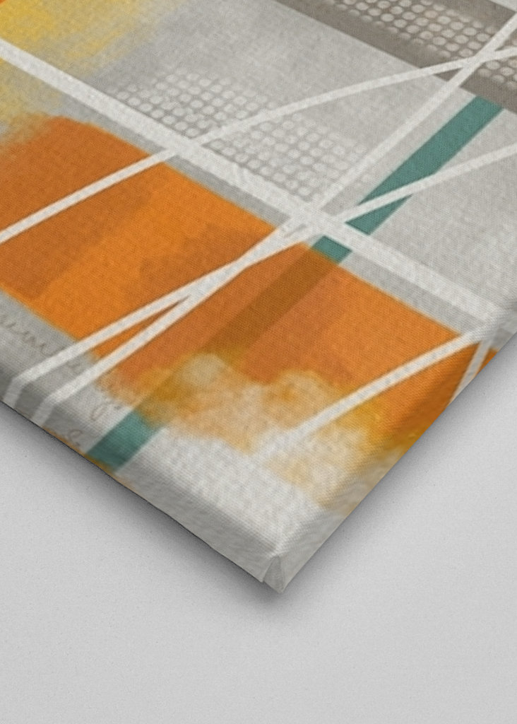 Oransj abstrakt kunst