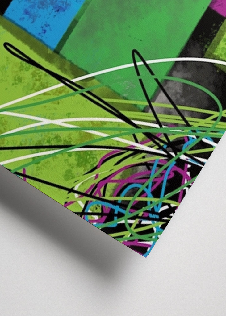 Abstrakt farverigt billede