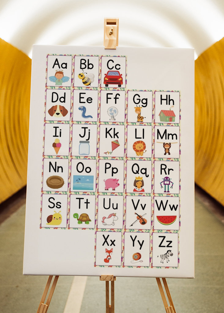 The alphabet Poster