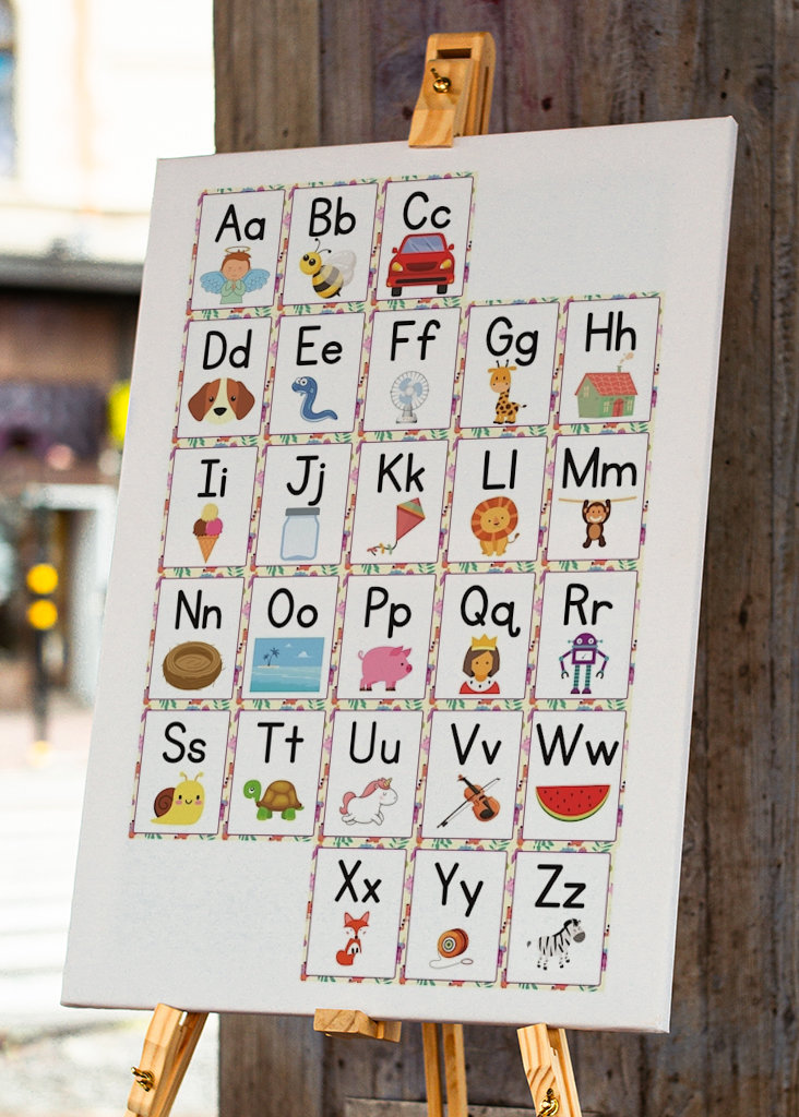 The alphabet Poster
