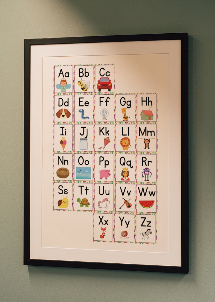 The alphabet Poster