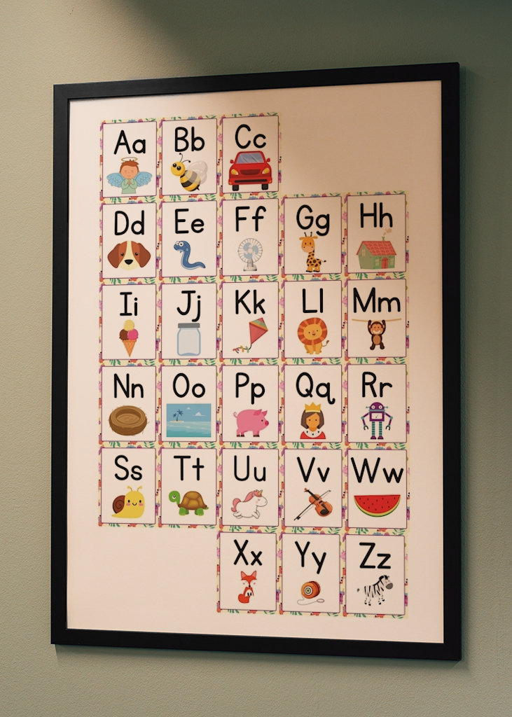 The alphabet Poster