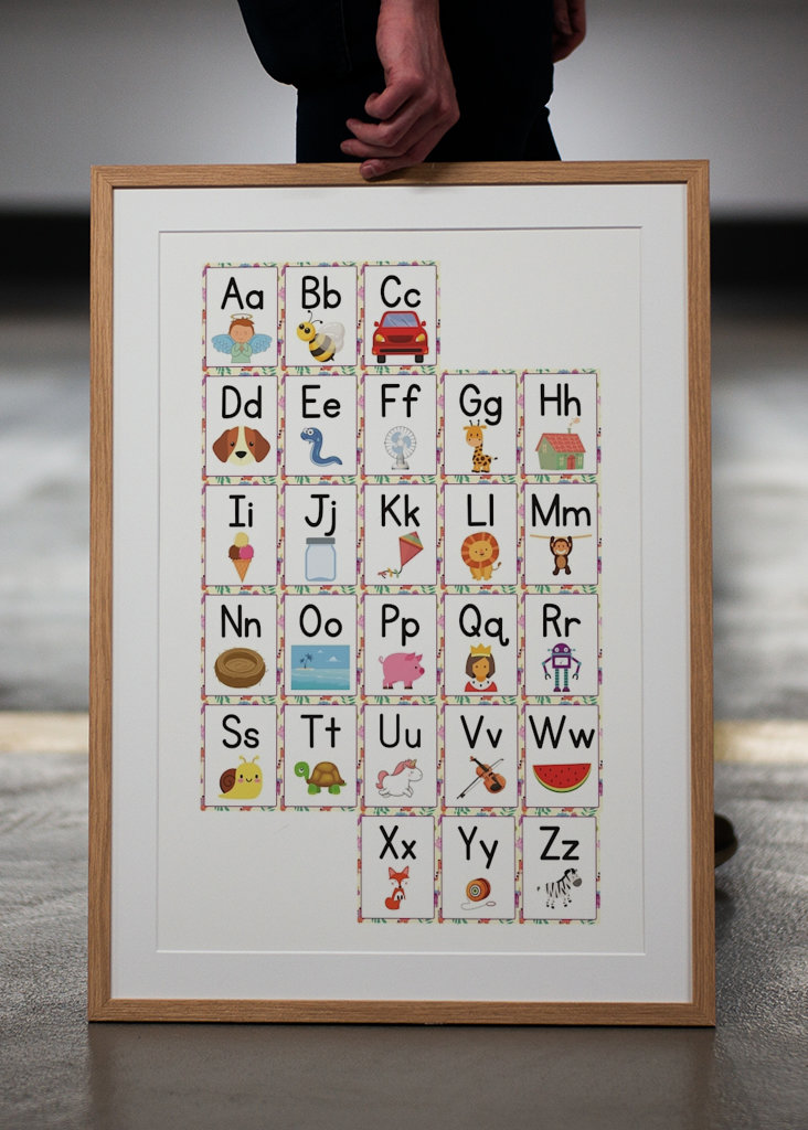 The alphabet Poster