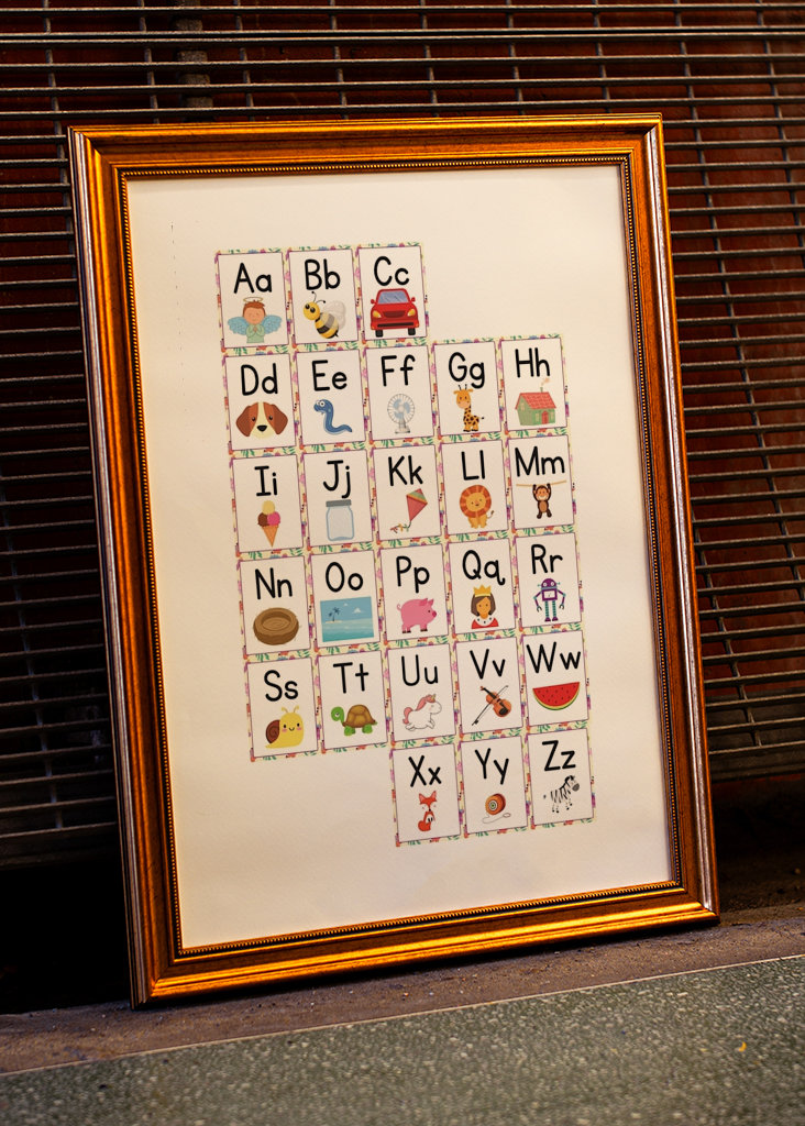 The alphabet Poster