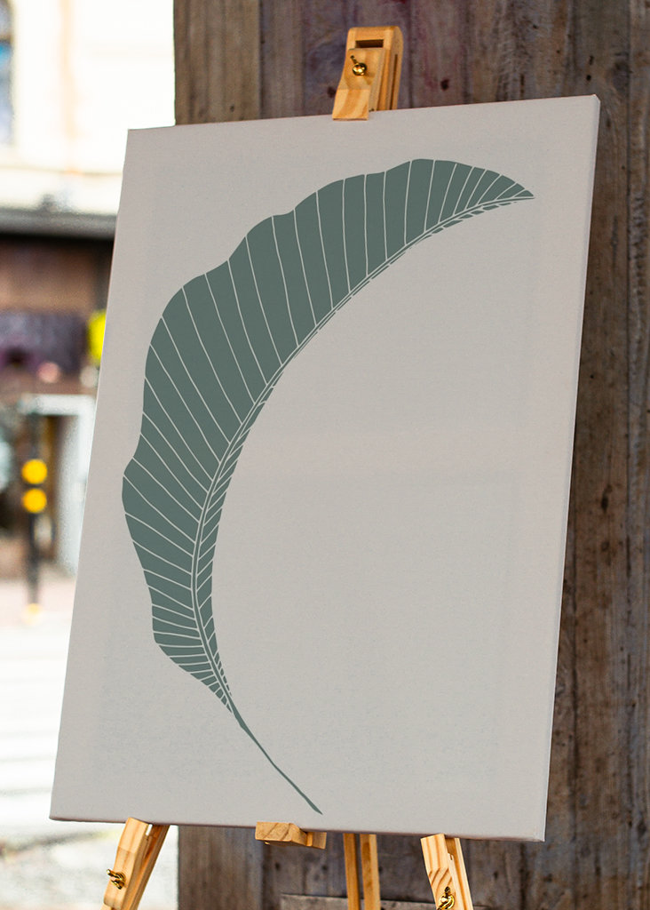 Banánový list zelený