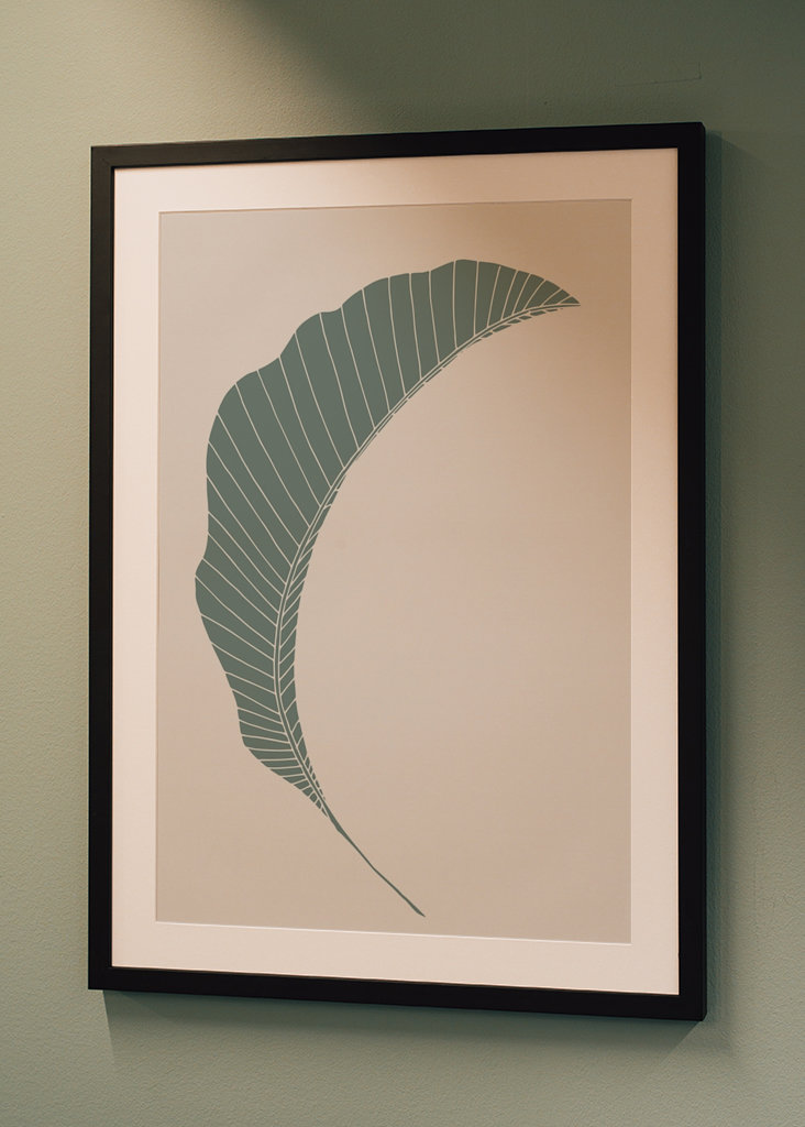 Banánový list zelený