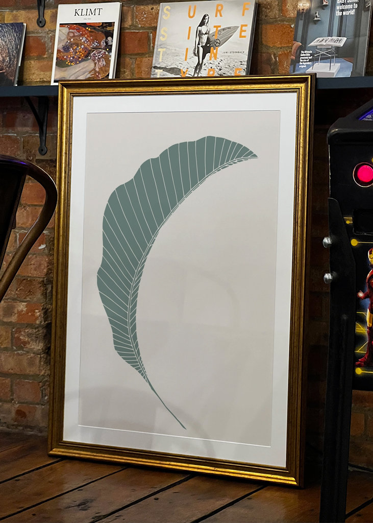 Banánový list zelený