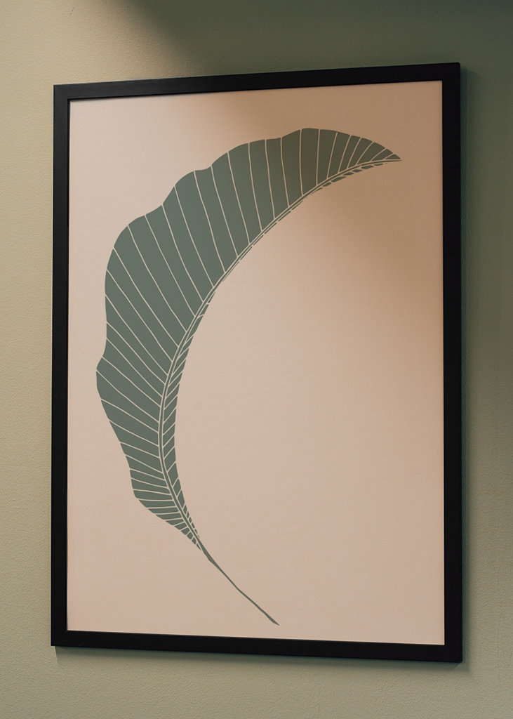 Banánový list zelený