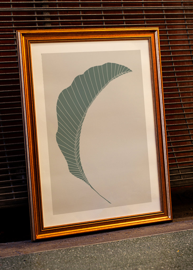 Banánový list zelený