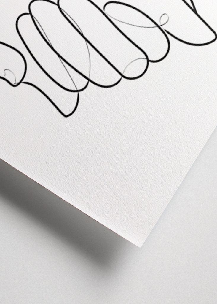 Halten von Händchen Linien