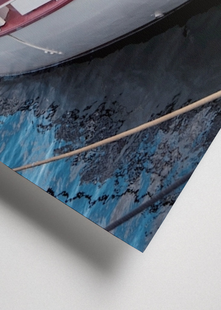 Klassisk seilbåt i tre