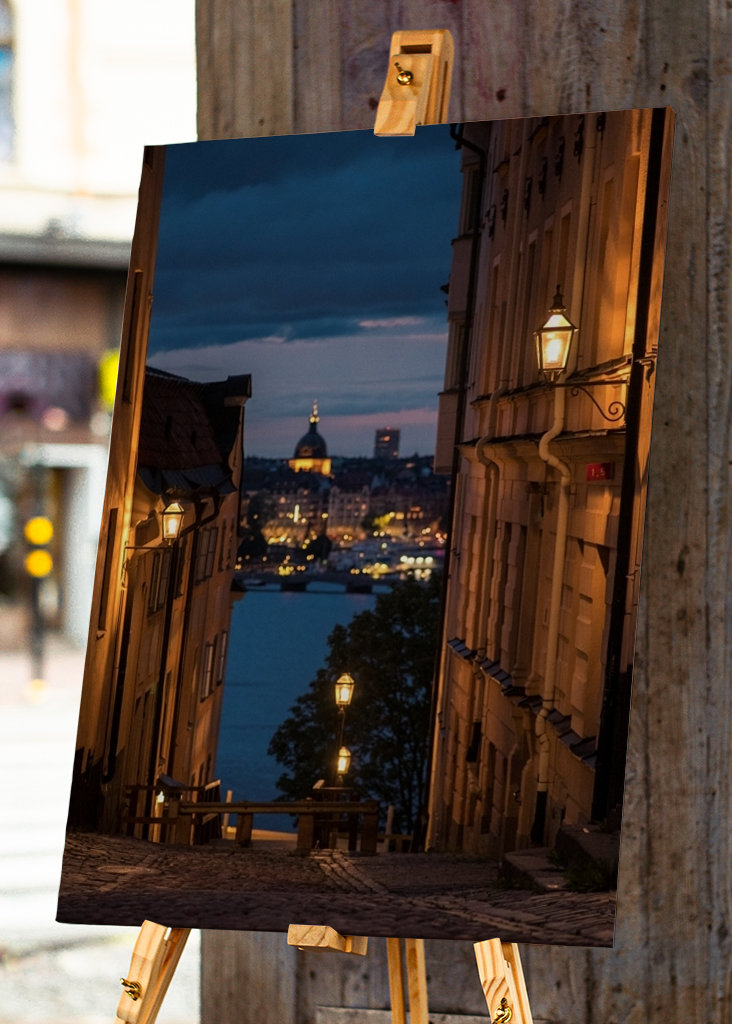 Západ slunce ve Stockholmu