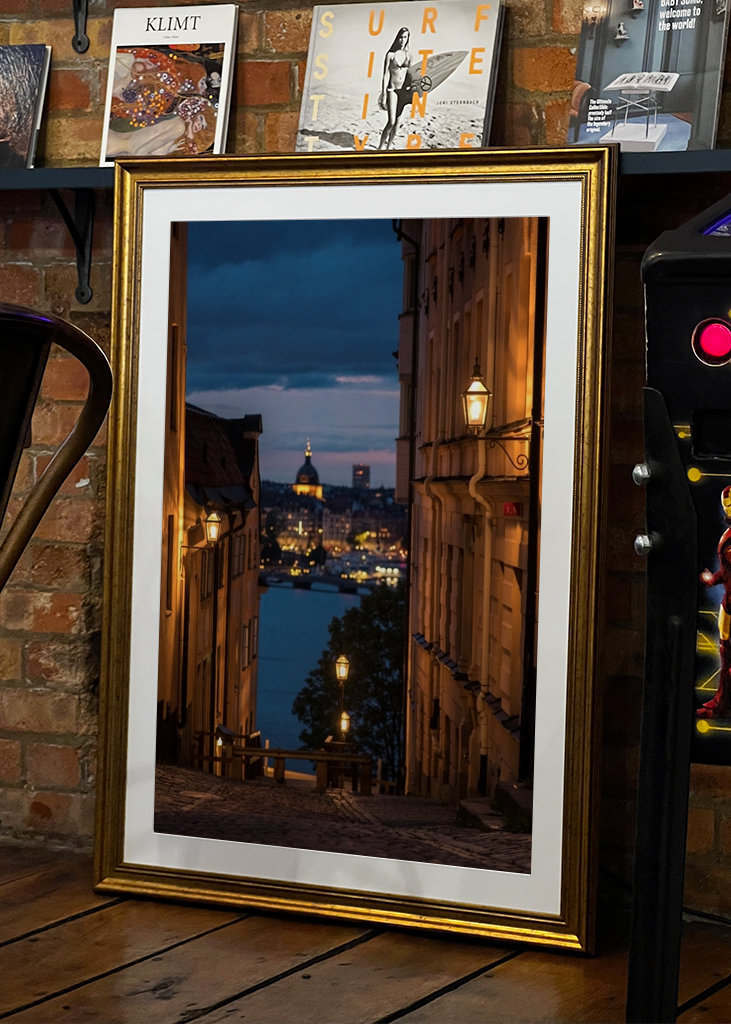 Západ slunce ve Stockholmu