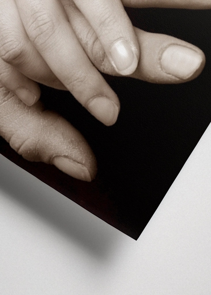 Hænder af en familie