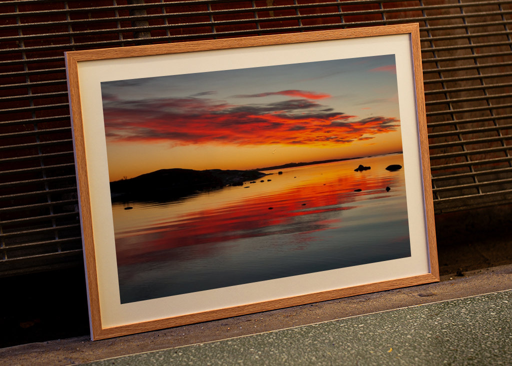 Sonnenuntergang Hönö