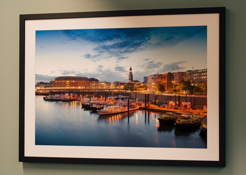 Hamburg in der Blauen Stunde