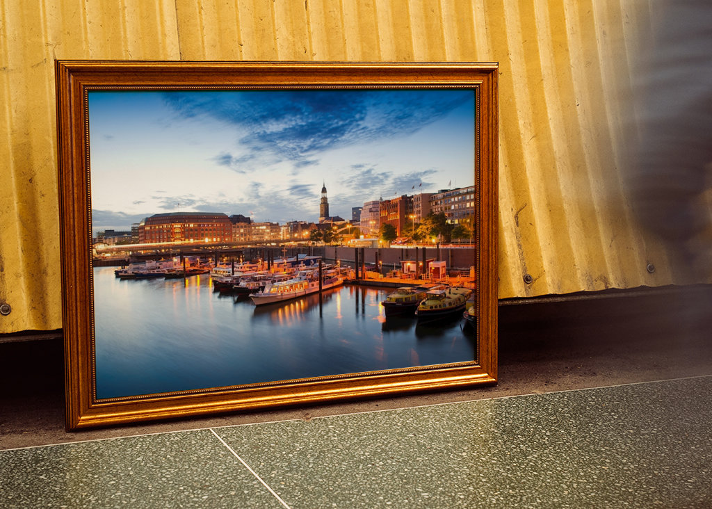 Hamburg in der Blauen Stunde