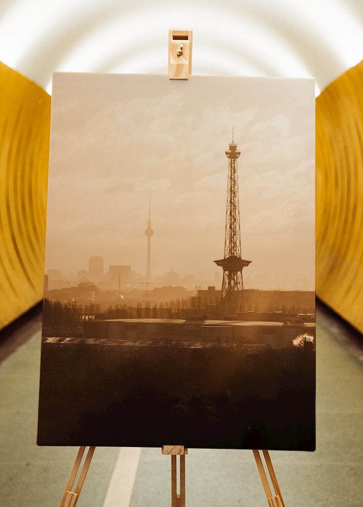 Berlin skyline Sonnenaufgang 