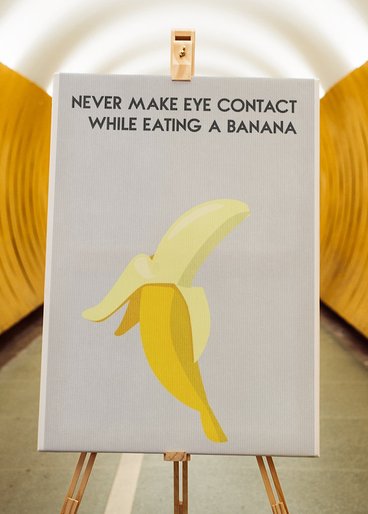 Never make eye contact