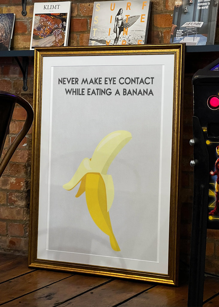 Never make eye contact