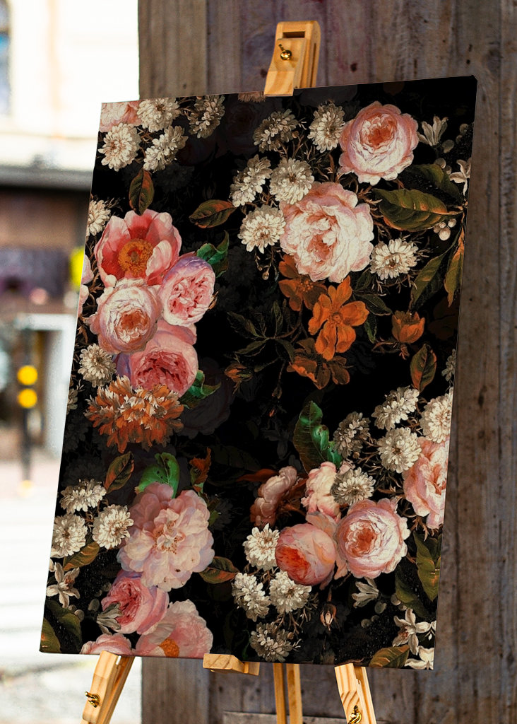 Vintage Rose Night Garden