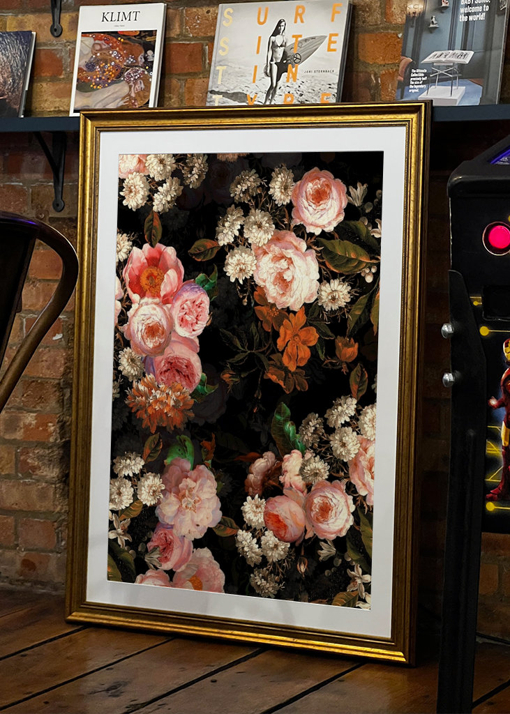 Vintage Rose Night Garden