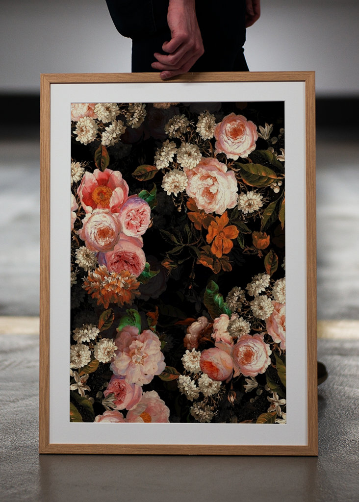 Vintage Rose Night Garden