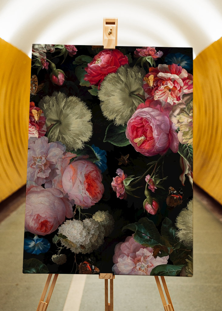 Bujne róże vintage