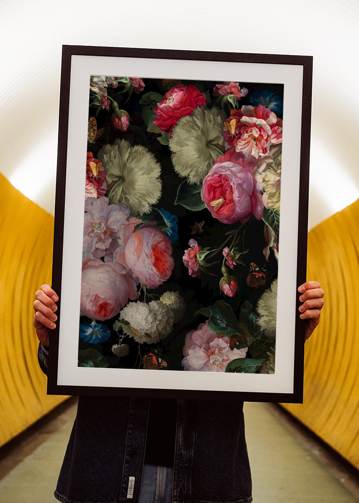 Bujne róże vintage