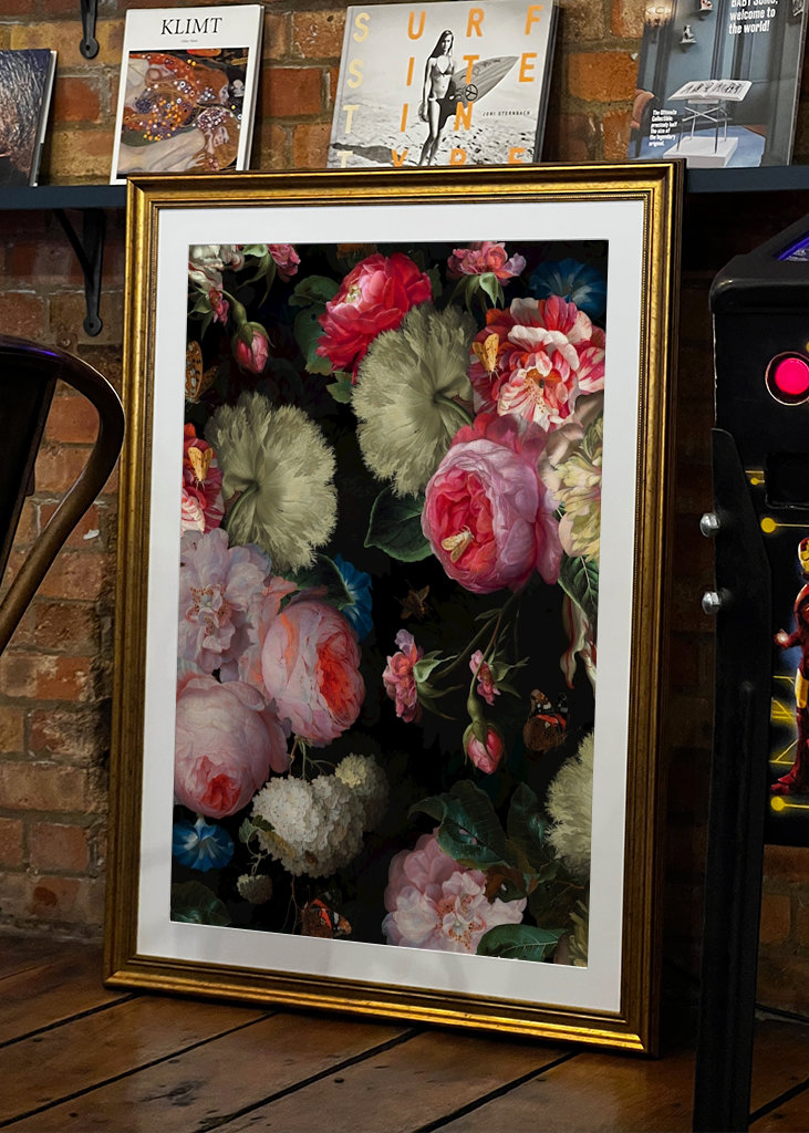 Bujne róże vintage