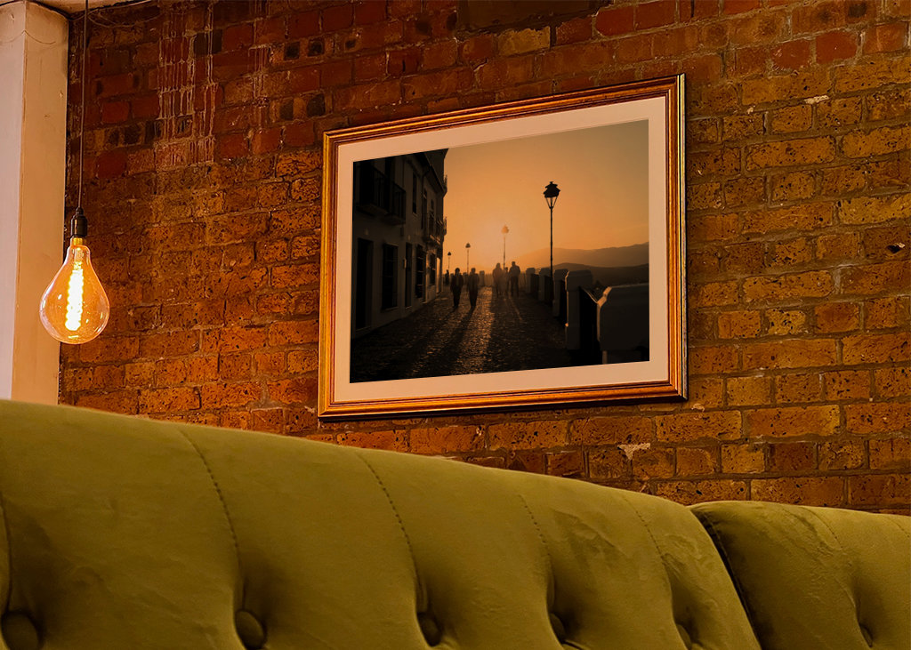 Goldener Sonnenuntergang in Spanien