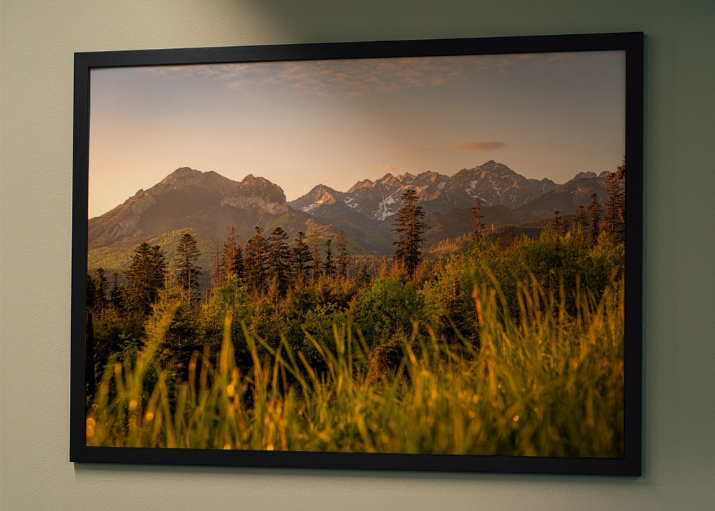 Východ slunce v horách