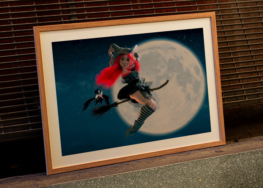 Czarownica jeździ na miotle