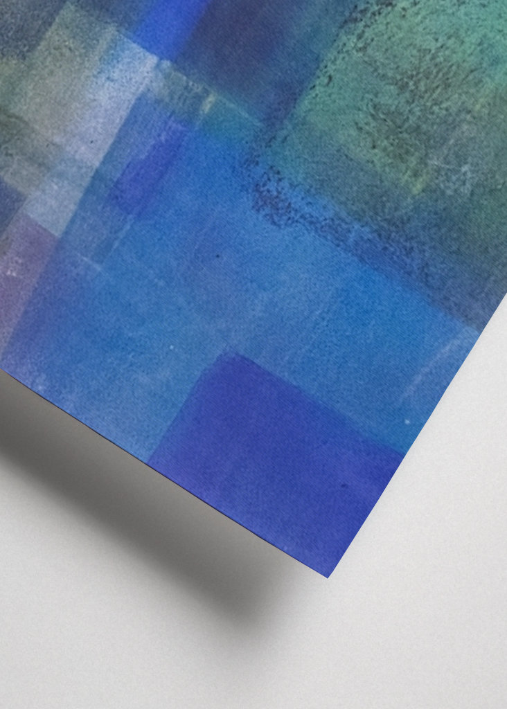 Jeux de couleurs de rectangles bleus