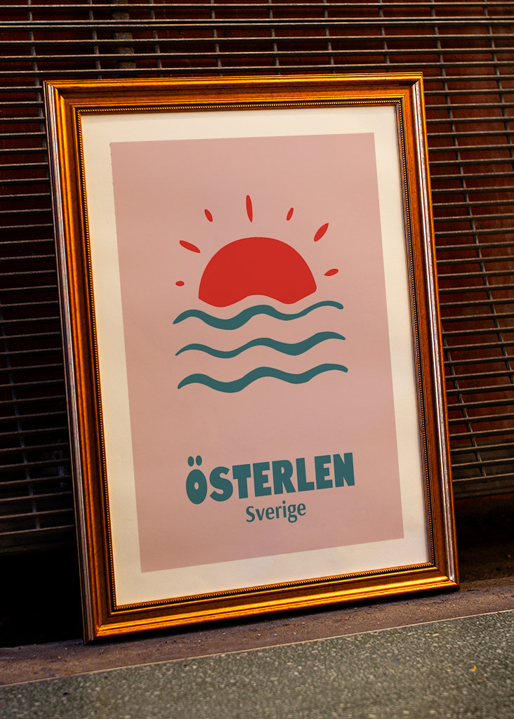 Österlen Schweden Poster